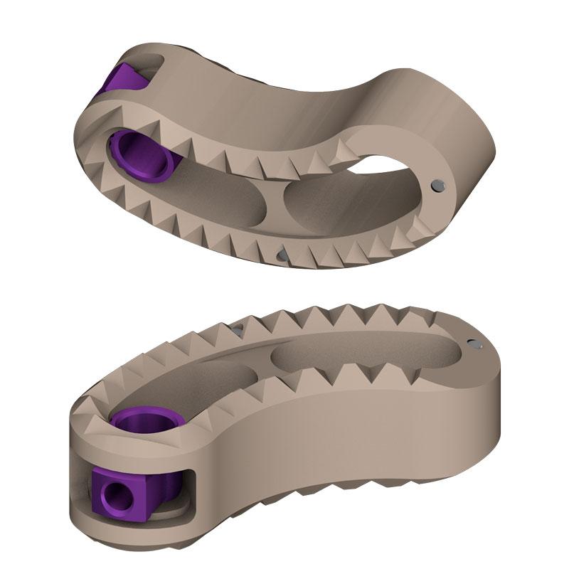 Кейдж міжхребцевий TLIF PEEK 26х10х13, кут лордозу 5 градусів